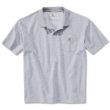 Polo WORKWEAR POCKET TXS gris - CARHARTT - S1K570HGYXS pas cher