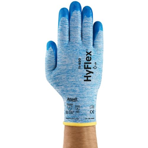 Gant manutention Hyflex® enduit nitrile bleu T9 ANSELL 11-920 - T9 photo du produit Secondaire 1 L