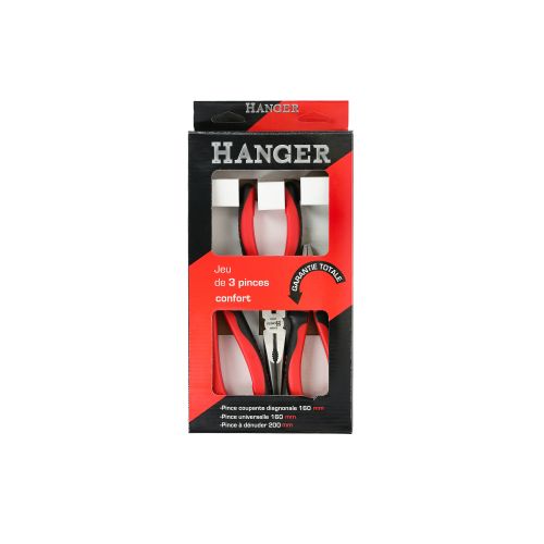 Jeu de 3 pinces confort Hanger photo du produit Secondaire 1 L