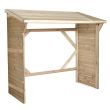 Bûcher en bois MEMPHIS 3m³ toit avec pente - FOREST STYLE - 3259 pas cher