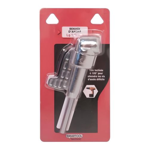 Renvoi d'angle pour perceuse 125 mm tête à 105° SMARTOOL TECHNIC 933062 photo du produit Principale L