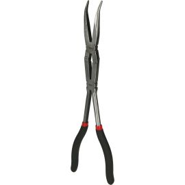 Pince à bec coudée à 45 ° à double articulation Ks Tools 335 mm - 500.7163 photo du produit Principale M