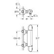 Mitigeur de douche thermostatique GROHTHERM 1000 cartouche C3 GROHE 34438003 photo du produit Secondaire 1 S