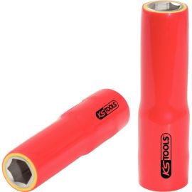 Douille KS Tools 1/2'' longue avec rev&ecirc;tement isolant 6 pans 11 mm - 117.1335 photo du produit Principale M