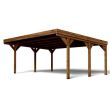 Carport en bois double VICTOR 29,2 m² FOREST STYLE 4925 photo du produit