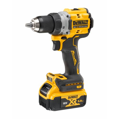 Perceuse visseuse 18 V XR brushless + 2 batteries 5 Ah + chargeur + coffret T-STAK DEWALT DCD800P2T-QW photo du produit Secondaire 1 L