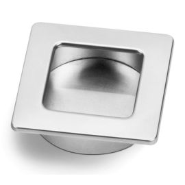 Poign&eacute;e cuvette Estamp Stylus carr&eacute;e 50 x 50 mm - 3560&hellip; pas cher Principale M