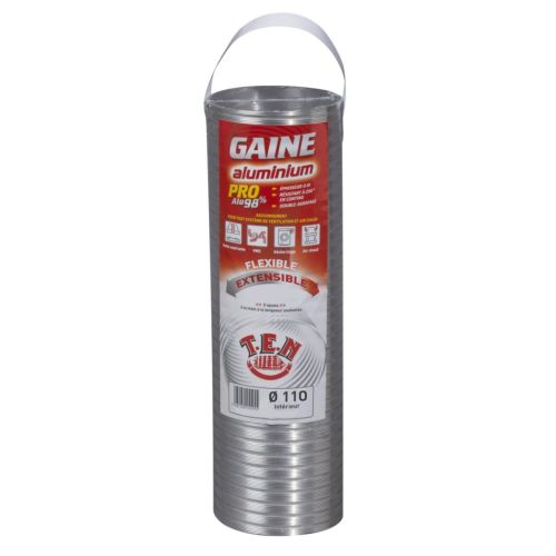 Gaine accord&eacute;on aluminium 85cm 110 TEN 85110 photo du produit Principale L