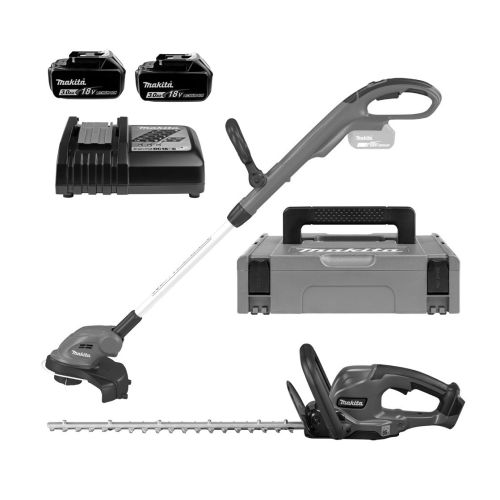 Pack 2 outils 18V (DUH507Z + DUR181Z) + 2 batteries 3Ah + 1 chargeur + coffret MAKPAC - MAKITA - LOT0336 pas cher