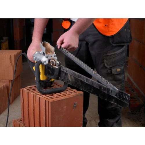 Scie ALLIGATOR 1700 W 430 mm lame briques faible densité DEWALT DWE397-QS photo du produit Secondaire 5 L