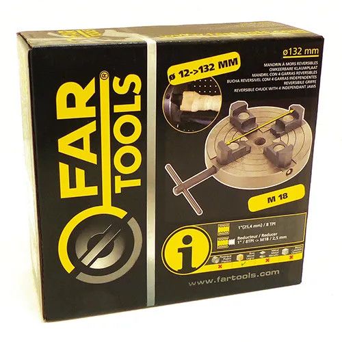 Mandrin 4 mors indépendants D 12 - 132 mm FARTOOLS 113257 photo du produit Secondaire 2 L