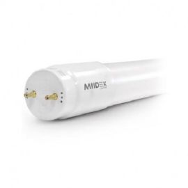 Pack de 10 tubes LED T8 Miidex Lighting 24 W 3000 K 2400 lm 1500 mm P/N même côté - 7601 photo du produit Principale M