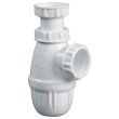 Siphon lavabo PVC blanc D32 à la hauteur réglable - VALENTIN - 00 610300 001 00 pas cher