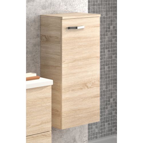 Demi colonne salle de bain ANGELO 1 porte chêne naturel 35x77x35 NEOVA A2347996 photo du produit