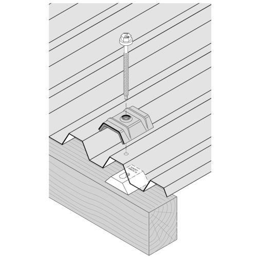 Cavalier CAV.VULCO aluminium/pr&eacute;-laqu&eacute; en boite de 100 - ETANCO - 111101-001 pas cher Secondaire 1 L