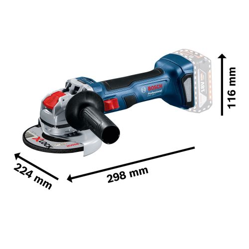 Meuleuse angulaire 18V GWX 18V-7 (sans batterie ni chargeur) en coffret L-BOXX - BOSCH - 06019H9102 pas cher Secondaire 2 L