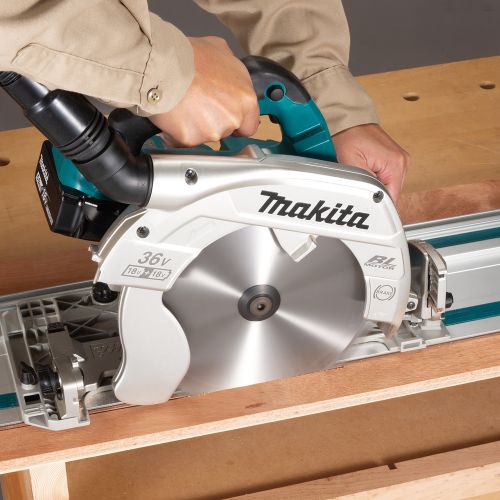 Scie circulaire 2 x 18 V LXT + batterie 5 Ah + chargeur + coffret MAKITA DHS900PT2 photo du produit Secondaire 3 L