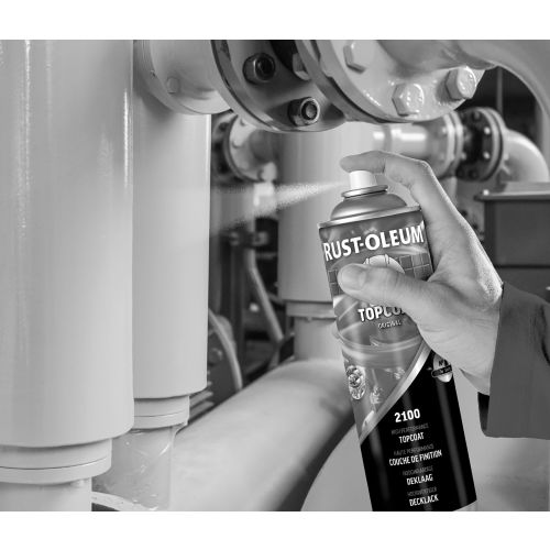 Couche de finition Hard Hat Ral-couleurs vert mousse RAL 6005 500ml - RUST-OLEUM - 2137 pas cher Secondaire 2 L