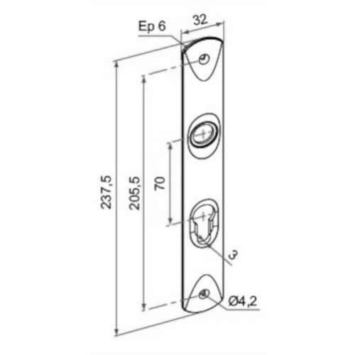 Kit serrure MULTIREVERSO - TIRARD - WG592010 pas cher Secondaire 3 L