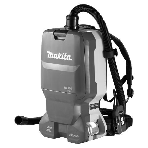 Aspirateur dorsal 2x18V Li-Ion LXT (sans batterie ni chargeur) en boîte carton - MAKITA - DVC665Z pas cher