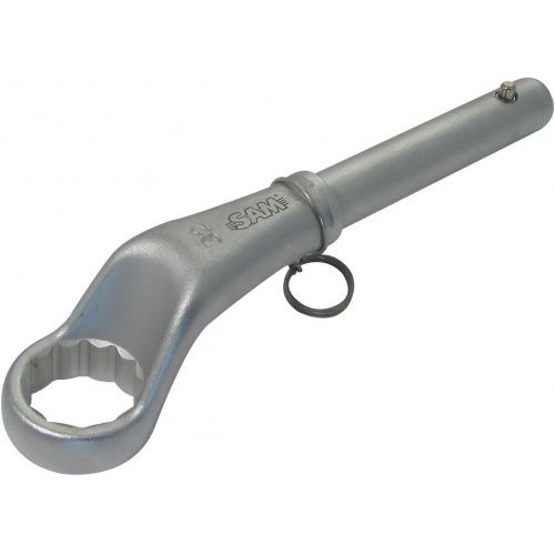 Clé polygonale contre-coudée 24mm avec clip inox FME - SAM OUTILLAGE - 109-24-FME pas cher