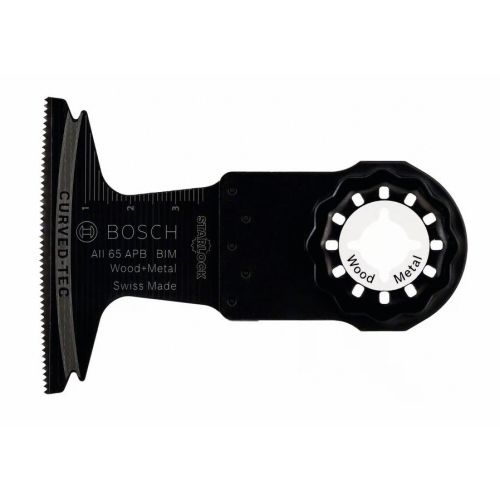 Lame plongeante de scie oscillante BIM AII 65 APB Wood and Metal BOSCH 2608661781 photo du produit