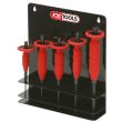 Jeu de 5 chasses goupille 3-4-5-6-8 mm KS TOOLS 156.0000 photo du produit