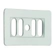 Grille de trop-plein rectangulaire pour &eacute;vier en gr&egrave;s 62x 38 mm inox VALENTIN 061800 000 00 photo du produit