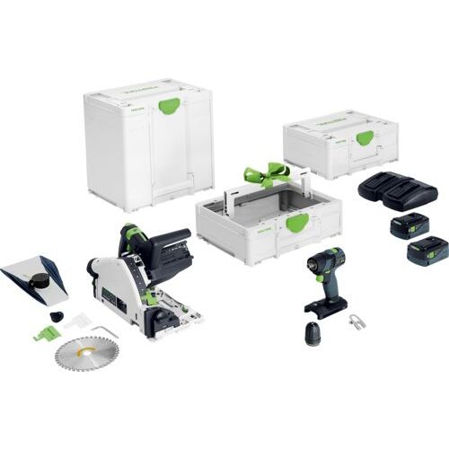 Kit combo 18V Universel (TSC 55 K + TXS 18) + 2 batteries + chargeur + TB Systainer³ M 137 FESTOOL 578024 photo du produit