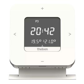 Thermostat numérique RAMSES Theben 813 top3 HF Set 1 version à batterie et Bluetooth avec récepteur et inverseur 230 V 16 A - 8139201 photo du produit Principale M