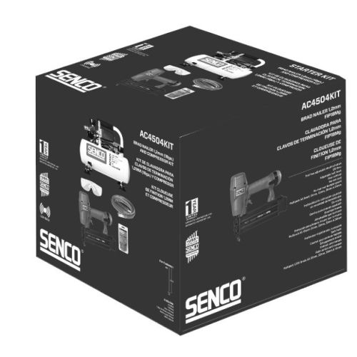 Pack cloueur 230V FINISHPRO18MG + compresseur AC4504 - SENCO - AFN0024KIT pas cher Secondaire 4 L