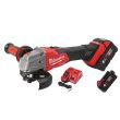 Meuleuse d'angle 18V M18 FSAG125XB-502X 125mm + 2 batteries 5Ah + chargeur en HD-BOX - MILWAUKEE TOOL - 4933478430 pas cher