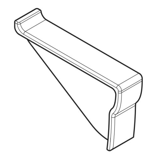 Couvre joint bas sans dossier pour vasque DUO blanc - JACOB DELAFON - EN292-00 pas cher