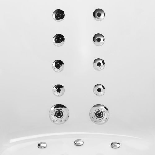 Baignoire balnéo 51 jets SIRIUS 170 IPOWER droite 2 places en angle - THALASSOR - SIRIUS170D-IP pas cher Secondaire 7 L