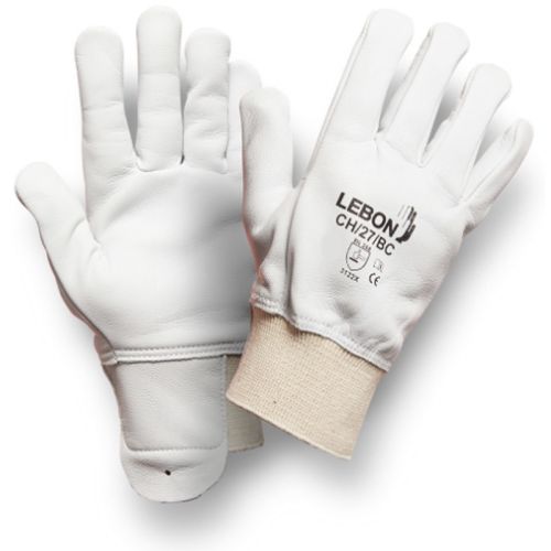 GANTS MANUTENTION CUIR BLANC