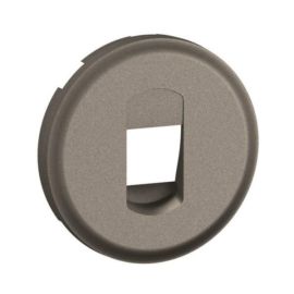 Enjoliveur CELIANE Legrand pour prise Haut-Parleur simple à poussette titanium - CT0311 photo du produit Principale M