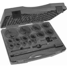 Coffret de scies trépans Sam Outillage 15 diamètres + accessoires - 705-C-15 pas cher Principale M