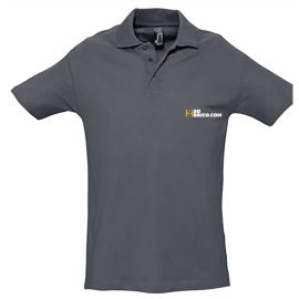 Polo sobrico noir 100% coton TM pas cher Principale M