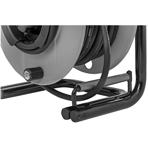 Enrouleur &eacute;lectrique 40m de c&acirc;ble H07RN-F 3G1,5 avec 4 prises &agrave; clapet - BRENNENSTUHL &ndash; 1139831 pas cher Secondaire 1 L