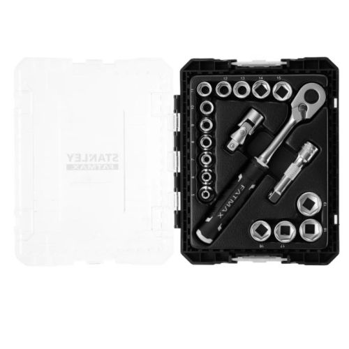 Coffret douilles STAKBOX M 3/8'' jeu de 18 pièces - Stanley Fatmax - FMMT98102-0 pas cher Secondaire 1 L