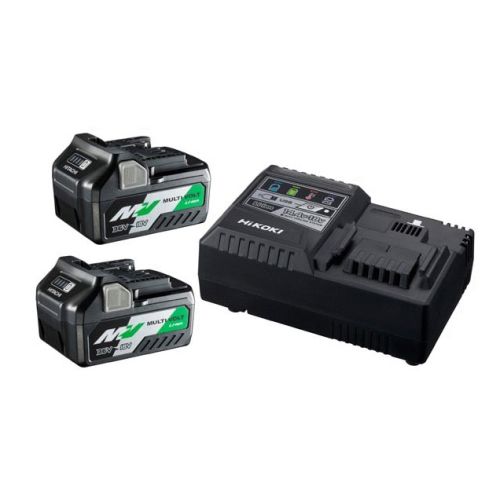 Pack de 2 batteries Multi-Volt Hikoki 36 - 18 V + chargeur UC18YSL3 - UC18YSL3WEZ photo du produit