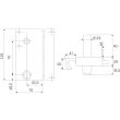 Serrure mononpoint ZENITH 571 vertical tirage cylindre de 40 mm gauche ISEO 25080405.5 photo du produit Secondaire 1 S