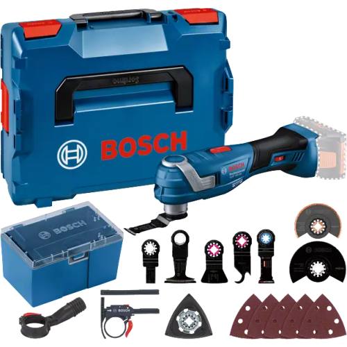 Outil oscillant 18 V GOP 18V-34 (Sans batteri ni chargeur) + kit accessoires en coffret L-BOXX BOSCH 06018G2002 photo du produit