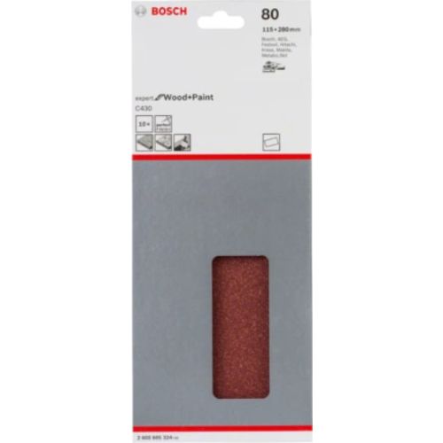 Feuille abrasive C430 115 X 280 mm BOSCH 2608605324 photo du produit Secondaire 1 L