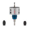 Kit d'adaptateur Bosh POWER CHANGE et scie trépan PROGRESSOR 68 mm 5 pièces BOSCH 2608594399 photo du produit