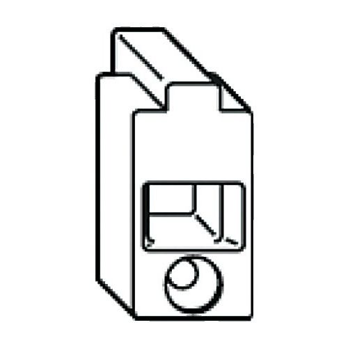 Gâche triangle simple - FERCO - E-16677-00-0-1 pas cher Secondaire 1 L