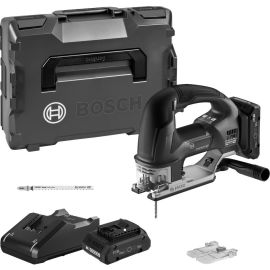 Scie sauteuse 18V 18V-155 BC + 2 batteries ProCore 4 Ah + chargeur en coffret L-BOXX - BOSCH - 06015B1002 pas cher Principale M