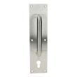 Poignée sur plaque tirage clé I inox brossé HERACLES B-INOX-PT902 photo du produit Secondaire 3 S