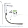 Mitigeur de lavabo BAULOOP monocommande taille S - GROHE - 23335-000 pas cher Secondaire 3 S