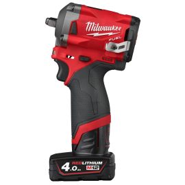 Boulonneuse à chocs ⅜'' 12V Milwaukee M12 FIW38-422X + 2 batteries + chargeur + HD BOX - 4933464613 photo du produit Principale M